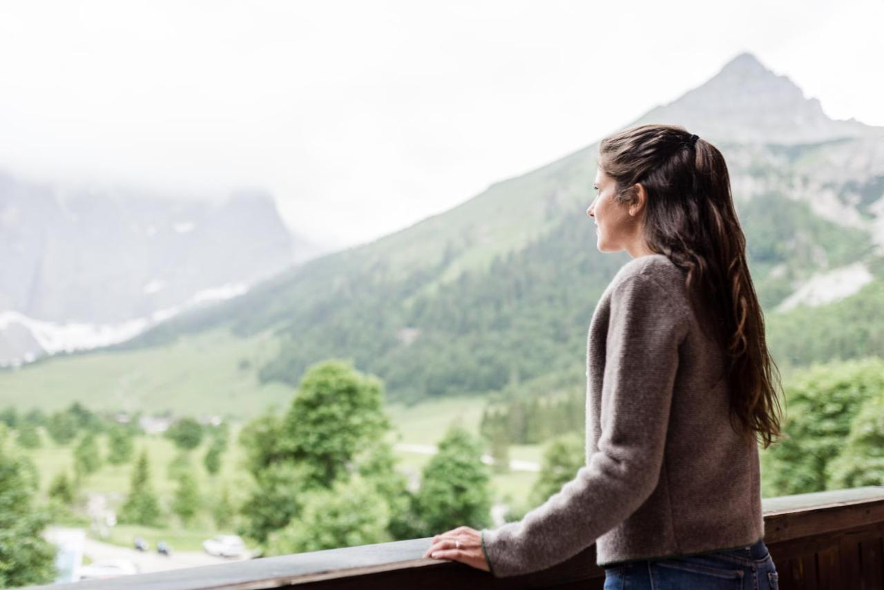 Das Naturhotel Die Eng Hinterriss Exteriör bild