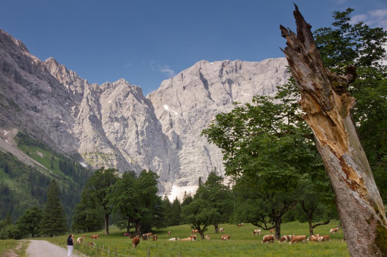 Das Naturhotel Die Eng Hinterriss Exteriör bild