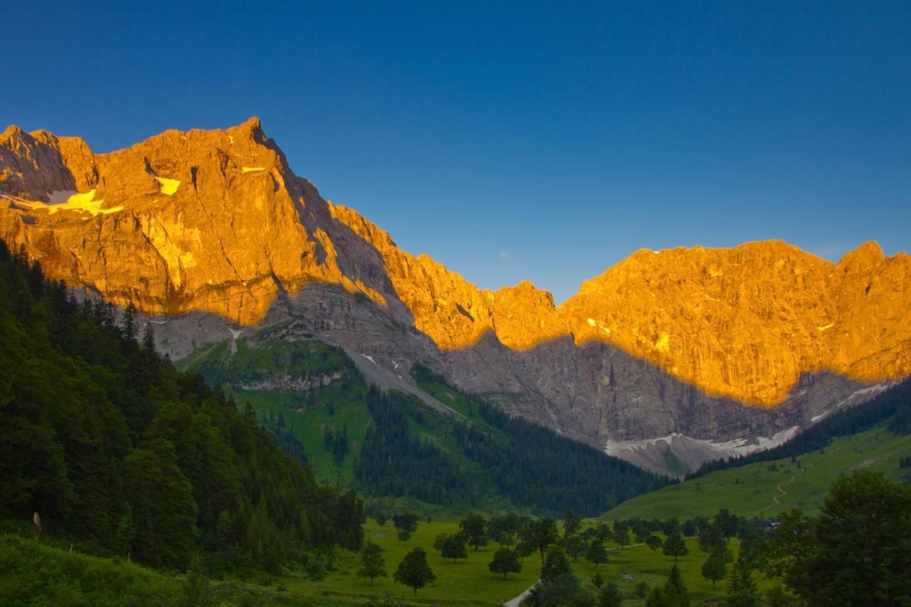 Das Naturhotel Die Eng Hinterriss Exteriör bild