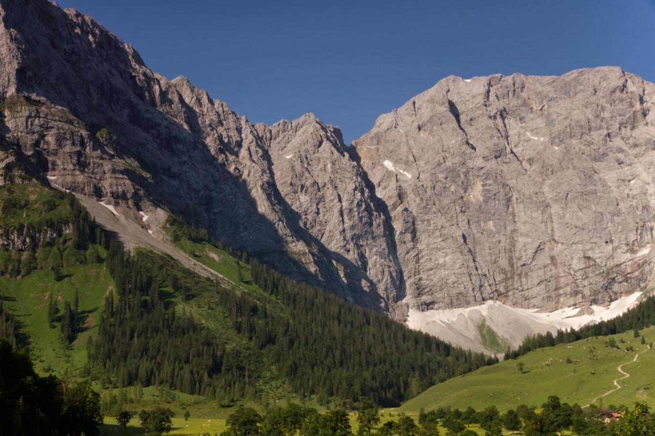 Das Naturhotel Die Eng Hinterriss Exteriör bild